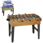Mesa Multijuegos 13 en 1 con Futbolines para Niños Billar Ping-pong Hockey Ajedrez Damas Backgammon y Accesorios Mesa Multijuegos 13 en 1 con Futbolines para Niños Billar Ping-pong Hockey Ajedrez Damas Backgammon y Accesorios