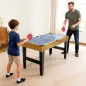 Mesa Multijuegos 13 en 1 con Futbolines para Niños Billar Ping-pong Hockey Ajedrez Damas Backgammon y Accesorios Mesa Multijuegos 13 en 1 con Futbolines para Niños Billar Ping-pong Hockey Ajedrez Damas Backgammon y Accesorios