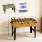 Mesa Multijuegos 13 en 1 con Futbolines para Niños Billar Ping-pong Hockey Ajedrez Damas Backgammon y Accesorios Mesa Multijuegos 13 en 1 con Futbolines para Niños Billar Ping-pong Hockey Ajedrez Damas Backgammon y Accesorios