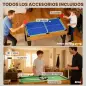 Mesa Multijuegos 13 en 1 con Futbolines para Niños Billar Ping-pong Hockey Ajedrez Damas Backgammon y Accesorios Mesa Multijuegos 13 en 1 con Futbolines para Niños Billar Ping-pong Hockey Ajedrez Damas Backgammon y Accesorios