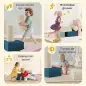 Juego de 5 Bloques de Espuma para Niños Bloques de Psicomotricidad Infantil con Base Antideslizante Funda Extraíble Juego de 5 Bloques de Espuma para Niños Bloques de Psicomotricidad Infantil con Base Antideslizante Funda Extraíble