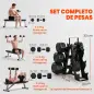 Juego de Mancuernas 2x4kg 2x6kg 2x8kg con Soporte Recubrimiento de Goma y Mango Antideslizante para Casa Gimnasio Juego de Mancuernas 2x4kg 2x6kg 2x8kg con Soporte Recubrimiento de Goma y Mango Antideslizante para Casa Gimnasio