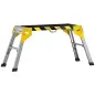 Banco de Trabajo Antideslizante Soporte de Herramientas Plegable de Aluminio con Asa 150 kg 110x32x50 cm Negro Banco de Trabajo Antideslizante Soporte de Herramientas Plegable de Aluminio con Asa 150 kg 110x32x50 cm Negro
