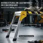 Banco de Trabajo Antideslizante Soporte de Herramientas Plegable de Aluminio con Asa 150 kg 110x32x50 cm Negro Banco de Trabajo Antideslizante Soporte de Herramientas Plegable de Aluminio con Asa 150 kg 110x32x50 cm Negro