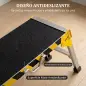 Banco de Trabajo Antideslizante Soporte de Herramientas Plegable de Aluminio con Asa 150 kg 110x32x50 cm Negro Banco de Trabajo Antideslizante Soporte de Herramientas Plegable de Aluminio con Asa 150 kg 110x32x50 cm Negro