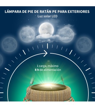 Lámpara de Ratán