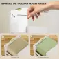 Cajonera de Escritorio con 3 Cajones Frentes Acanalados Mueble Archivador para Tamaño A4 o Carta 40x40x101 cm Blanco Cajonera de Escritorio con 3 Cajones Frentes Acanalados Mueble Archivador para Tamaño A4 o Carta 40x40x101 cm Blanco