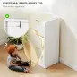 Cajonera de Escritorio con 3 Cajones Frentes Acanalados Mueble Archivador para Tamaño A4 o Carta 40x40x101 cm Blanco Cajonera de Escritorio con 3 Cajones Frentes Acanalados Mueble Archivador para Tamaño A4 o Carta 40x40x101 cm Blanco