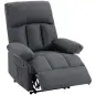Sillón de Masaje Sillón Relax Reclinable con 8 Puntos de Masaje Función de Calefacción 85x93x103 cm Gris Sillón de Masaje Sillón Relax Reclinable con 8 Puntos de Masaje Función de Calefacción 85x93x103 cm Gris
