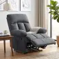 Sillón de Masaje Sillón Relax Reclinable con 8 Puntos de Masaje Función de Calefacción 85x93x103 cm Gris Sillón de Masaje Sillón Relax Reclinable con 8 Puntos de Masaje Función de Calefacción 85x93x103 cm Gris