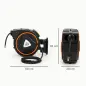 Manguera Compresor Aire 20 m + 2 m Conector de 1/4'' BSP con Soporte para Pared Giratorio 180° Negro Manguera Compresor Aire 20 m + 2 m Conector de 1/4'' BSP con Soporte para Pared Giratorio 180° Negro