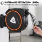 Manguera Compresor Aire 20 m + 2 m Conector de 1/4'' BSP con Soporte para Pared Giratorio 180° Negro Manguera Compresor Aire 20 m + 2 m Conector de 1/4'' BSP con Soporte para Pared Giratorio 180° Negro