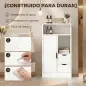 Armario de Baño con 2 Cajones Compartimento Abierto y Estantes Ajustables para Espacio Pequeño 50x25x100 cm Blanco Armario de Baño con 2 Cajones Compartimento Abierto y Estantes Ajustables para Espacio Pequeño 50x25x100 cm Blanco
