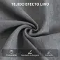Sillón Reclinable Manual 150° Sillón Relax Tapizado en Tela Aspecto Lino con Reposapiés y Reposabrazos Acolchados Girs Sillón Reclinable Manual 150° Sillón Relax Tapizado en Tela Aspecto Lino con Reposapiés y Reposabrazos Acolchados Girs