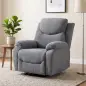 Sillón Reclinable Manual 150° Sillón Relax Tapizado en Tela Aspecto Lino con Reposapiés y Reposabrazos Acolchados Girs Sillón Reclinable Manual 150° Sillón Relax Tapizado en Tela Aspecto Lino con Reposapiés y Reposabrazos Acolchados Girs