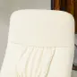 Sillón de Relax con Reposapiés Respaldo Reclinable hasta 145° para Salón Dormitorio Oficina 76x81x101 cm Crema Sillón de Relax con Reposapiés Respaldo Reclinable hasta 145° para Salón Dormitorio Oficina 76x81x101 cm Crema