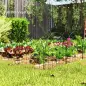 Set de 5 Vallas para Jardín Metálicas 300x70 cm Combinación Libre Barrera para Animales para Patio Césped Negro Set de 5 Vallas para Jardín Metálicas 300x70 cm Combinación Libre Barrera para Animales para Patio Césped Negro