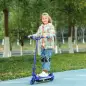Patinete Eléctrico para Niños con Luces LED Acelerador de Pulgar y Ruedas sin Pinchazos Velocidad de hasta 10 km/h Azul Patinete Eléctrico para Niños con Luces LED Acelerador de Pulgar y Ruedas sin Pinchazos Velocidad de hasta 10 km/h Azul