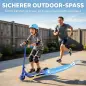 Patinete Eléctrico para Niños con Luces LED Acelerador de Pulgar y Ruedas sin Pinchazos Velocidad de hasta 10 km/h Azul Patinete Eléctrico para Niños con Luces LED Acelerador de Pulgar y Ruedas sin Pinchazos Velocidad de hasta 10 km/h Azul
