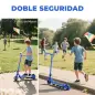 Patinete Eléctrico para Niños con Luces LED Acelerador de Pulgar y Ruedas sin Pinchazos Velocidad de hasta 10 km/h Azul Patinete Eléctrico para Niños con Luces LED Acelerador de Pulgar y Ruedas sin Pinchazos Velocidad de hasta 10 km/h Azul