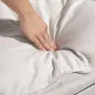Silla de Escritorio con Masaje Altura Ajustable Respaldo Reclinable Reposapiés Giratoria 360° Crema Silla de Escritorio con Masaje Altura Ajustable Respaldo Reclinable Reposapiés Giratoria 360° Crema