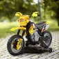 Moto Eléctrica para Niños con Ruedas de Apoyo Desmontables Faros y Música para Niños 3-6 Años Amarillo Moto Eléctrica para Niños con Ruedas de Apoyo Desmontables Faros y Música para Niños 3-6 Años Amarillo