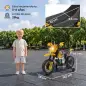 Moto Eléctrica para Niños con Ruedas de Apoyo Desmontables Faros y Música para Niños 3-6 Años Amarillo Moto Eléctrica para Niños con Ruedas de Apoyo Desmontables Faros y Música para Niños 3-6 Años Amarillo
