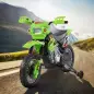 Moto Eléctrica para Niños con Ruedas de Apoyo Desmontables Faros y Música para Niños 3-6 Años Verde Moto Eléctrica para Niños con Ruedas de Apoyo Desmontables Faros y Música para Niños 3-6 Años Verde