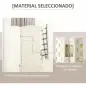 Separador de Ambientes de 3 Paneles Biombo Plegable 135x180 cm Pantalla de Privacidad de Polipropileno Blanco
