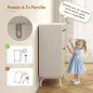 Zapatero Entrada Recibidor con 2 Puertas Estantes Ajustables Cajón para 12 Pares de Zapatos 75x35x97 cm Blanco y Natural Zapatero Entrada Recibidor con 2 Puertas Estantes Ajustables Cajón para 12 Pares de Zapatos 75x35x97 cm Blanco y Natural