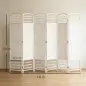 Biombo Separador de Ambientes de 6 Paneles Plegable de Cuerda de Papel 160x170cm Decoración para Dormitorio Blanco Biombo Separador de Ambientes de 6 Paneles Plegable de Cuerda de Papel 160x170cm Decoración para Dormitorio Blanco