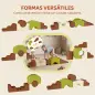 Juego de 5 Bloques de Espuma para Niños Bloques de Psicomotricidad con Base Antideslizante Funda Extraíble 3-6 Años Juego de 5 Bloques de Espuma para Niños Bloques de Psicomotricidad con Base Antideslizante Funda Extraíble 3-6 Años