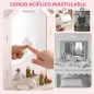 Tocador de Maquillaje Infantil con Taburete 3 Espejos 2 Cajones 7 Accesorios +3 Años Rosa Tocador de Maquillaje Infantil con Taburete 3 Espejos 2 Cajones 7 Accesorios +3 Años Rosa