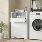 Armario de Baño Estrecho con Cajón con Frontal Acanalado Estante Abierto y Estante Ajustable 60x30x91,5 cm Blanco Armario de Baño Estrecho con Cajón con Frontal Acanalado Estante Abierto y Estante Ajustable 60x30x91,5 cm Blanco