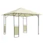 Cenador de Jardín 3x3x2,6 m Pabellón de Exterior Gazebo con Marco de Acero y 8 Orificios de Drenaje Impermeable para Patio Crema Cenador de Jardín 3x3x2,6 m Pabellón de Exterior Gazebo con Marco de Acero y 8 Orificios de Drenaje Impermeable para Patio Crema