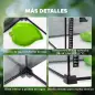 Terrario para Reptiles de Vidrio con Termómetro Cuenco de Agua para Lagartos Serpientes Arañas 50x30x25 cm Negro Terrario para Reptiles de Vidrio con Termómetro Cuenco de Agua para Lagartos Serpientes Arañas 50x30x25 cm Negro
