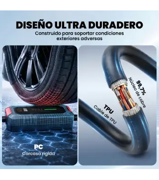 Cargador Coche Eléctrico Tipo 2 3,5kW 5m 6-16A Temporizador 1-12h Enchufe Schuko Pantalla LCD IP65 de Pared Bolsa Negro