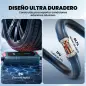 Cable de Carga Coche Eléctrico Tipo 2 3,7kW 5m 6-16A Temporizador 1-12h Enchufe Schuko Pantalla LCD IP65 de Pared Bolsa
