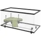 Acuario para Tortugas 50L Terrario de Tortugas Pequeñas con Plataforma Rampa 60x30x32 cm Transparente Acuario para Tortugas 50L Terrario de Tortugas Pequeñas con Plataforma Rampa 60x30x32 cm Transparente