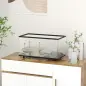 Acuario para Tortugas 50L Terrario de Tortugas Pequeñas con Plataforma Rampa 60x30x32 cm Transparente Acuario para Tortugas 50L Terrario de Tortugas Pequeñas con Plataforma Rampa 60x30x32 cm Transparente