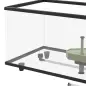 Acuario para Tortugas 50L Terrario de Tortugas Pequeñas con Plataforma Rampa 60x30x32 cm Transparente Acuario para Tortugas 50L Terrario de Tortugas Pequeñas con Plataforma Rampa 60x30x32 cm Transparente
