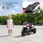 Moto Eléctrica para Niños con 3 Ruedas Pedal Faro LED Música y Bocina para Niños de 3 a 5 Años Rosa Moto Eléctrica para Niños con 3 Ruedas Pedal Faro LED Música y Bocina para Niños de 3 a 5 Años Rosa