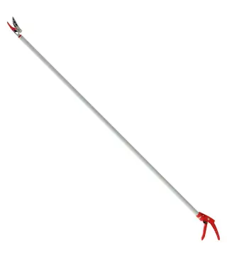 Tijeras de Podar de Jardín 180 cm con Mango de Aluminio Ligero y Resistente Cuchilla Metálica para Poda de Ramas Altas