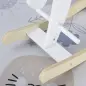 Caballito Balancín para Bebés Caballo Balancín con Base de Madera Diseño Clásico para Niños de 1-3 Años Blanco