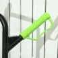Carretilla Plegable para Escalera con Ruedas Carga 120kg Carretilla de Mano Portátil para Entrega Almacenes Verde