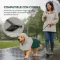 Impermeable para Perros con Capucha Chubasquero Agujero para Correa Tiras Reflectantes Perros Grandes 20-30 kg L Verde Impermeable para Perros con Capucha Chubasquero Agujero para Correa Tiras Reflectantes Perros Grandes 20-30 kg L Verde