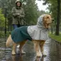 Impermeable para Perros con Capucha Chubasquero Agujero para Correa Tiras Reflectantes Perros Grandes 20-30 kg L Verde Impermeable para Perros con Capucha Chubasquero Agujero para Correa Tiras Reflectantes Perros Grandes 20-30 kg L Verde
