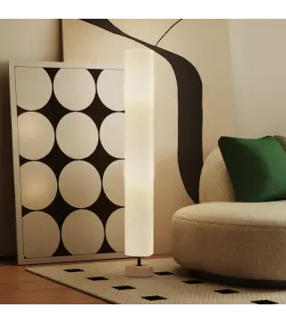 Lámpara de Pie Lámpara de Salón con Casquillo Máx. 40 W E27 Pantalla de Lino y Marco de Metal Ø15x120 cm Gris