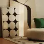 Lámpara de Pie Lámpara de Salón con Casquillo Máx. 40 W E27 Pantalla de Lino y Marco de Metal Ø15x120 cm Gris