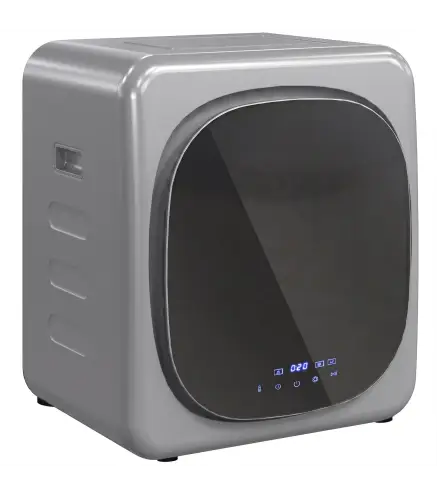 Secadora de Evacuación 2,5 kg 800W con Pantalla Táctil Control de Tiempo y Temperatura Función Antiarrugas Plata